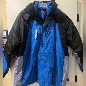 3 in 1 Down filled Jacket, detachable outer